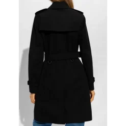 Burberry Frakker*Mid-length Kensington Heritage Trenchcoat Sort