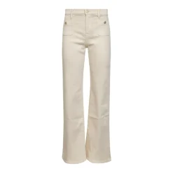 7 For All Mankind Jeans*Mid-rise Flared Jeans Beige