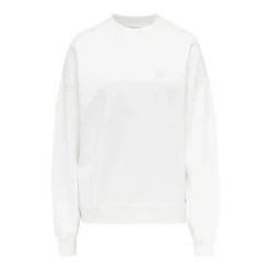 Anine Bing Sweatshirts*Miles Cotton Sweatshirt Hvid