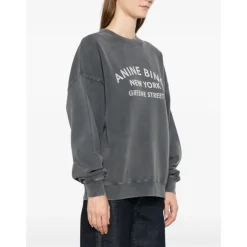 Anine Bing Sweatshirts|Striktrøjer & Sweatere*Miles New York Sweatshirt Sort