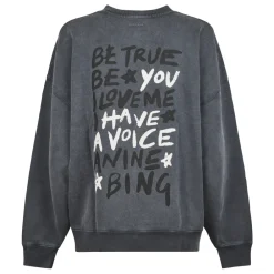 Anine Bing Sweatshirts*Miles Sweatshirt Sort