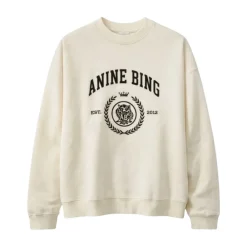 Anine Bing Sweatshirts|Striktrøjer & Sweatere*Miles Sweatshirt Collegiate Beige