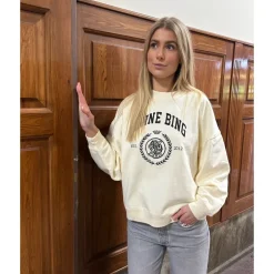 Anine Bing Sweatshirts|Striktrøjer & Sweatere*Miles Sweatshirt Collegiate Beige