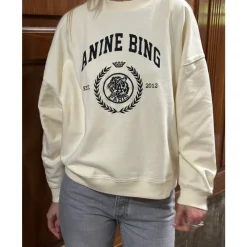 Anine Bing Sweatshirts|Striktrøjer & Sweatere*Miles Sweatshirt Collegiate Beige
