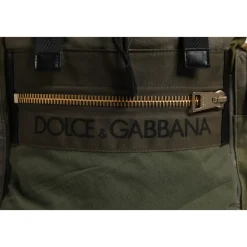 Dolce & Gabbana Rygsække*Militær Patchwork Rejse Rygsæk Grøn