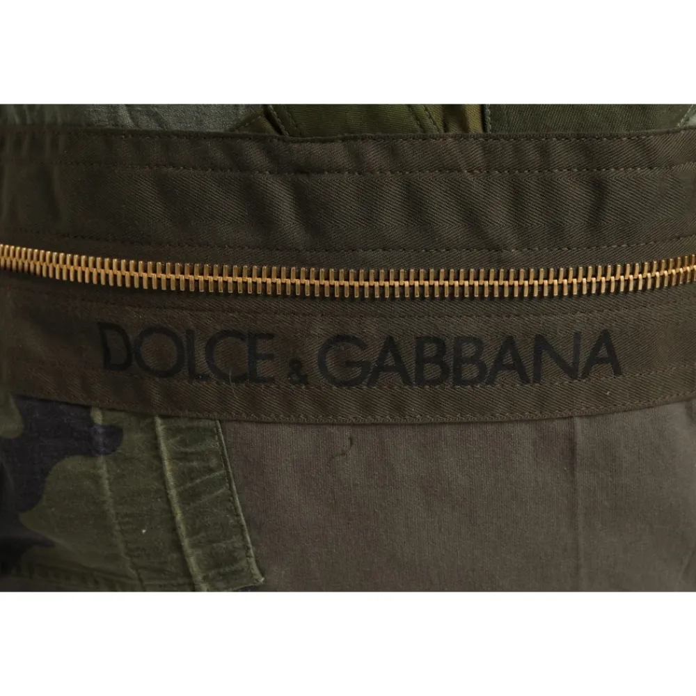 Dolce & Gabbana Rygsække*Militær Patchwork Rygsæk Grøn