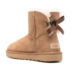 UGG Støvler*Mini Bailey Bow II Støvler Chestnut Brun