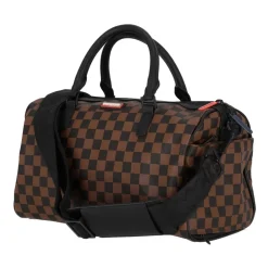 SPRAYGROUND Rejsetasker*Mini Fransk Maskine Duffle Taske /Sort Brun