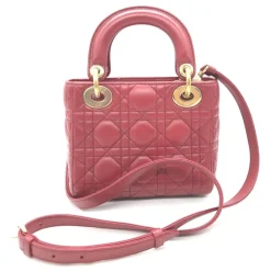 Dior Håndtasker*Mini Lady Håndtaske Pink