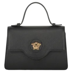 Versace Håndtasker*Mini lædertaske med push-lock lukning Sort