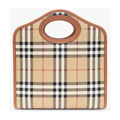 Burberry Skuldertasker*Mini Lomme Taske Brun