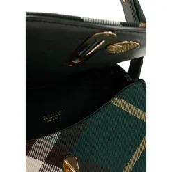 Burberry Bæltetasker*Mini Rocking Horse Checked Crossbody Taske Grøn