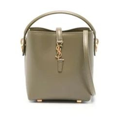 Saint Laurent Håndtasker*Mini Skuldertaske med Cassandre-lukning Grøn