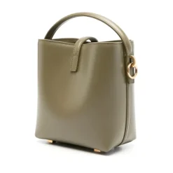 Saint Laurent Håndtasker*Mini Skuldertaske med Cassandre-lukning Grøn