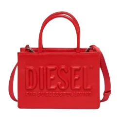 Diesel Håndtasker*Mini taske med tophåndtag Rød