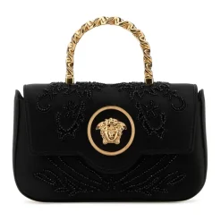 Versace Bæltetasker*Mini Top Handle Vitello Sort