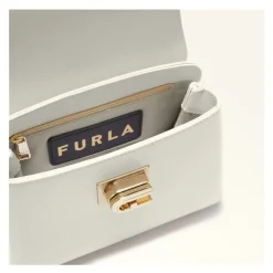 Furla Bæltetasker*Mini Top Håndtaske i Creme Beige