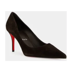 Christian Louboutin Pumps|Stiletter*Miss Z Suede 80 Pumps Brun