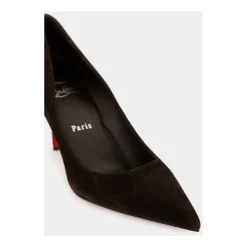 Christian Louboutin Pumps|Stiletter*Miss Z Suede 80 Pumps Brun