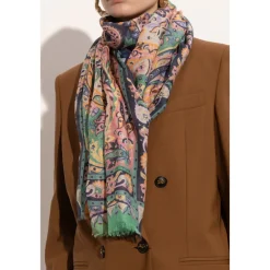 Etro Tørklæder*Mønstret Tørklæde Multifarvet