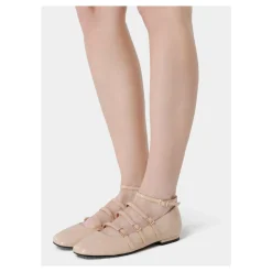 L37 Ballerina Sko*Moderne Stilfuldt Fodtøj og Tilbehør Beige
