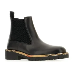 Burberry Chelsea Boots*Moderne støvler til stilfulde outfits Sort