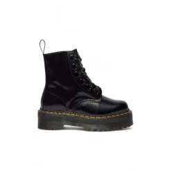 Dr. Martens Støvler*Molly Læder Platform Støvler Sort