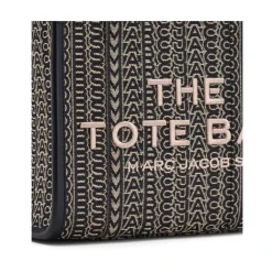 Marc Jacobs Indkøbstasker*Monogram Jacquard Top Handle Taske Sort