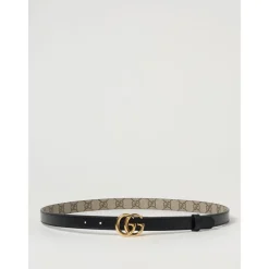 Gucci Bælter*Monogram Modebælte Beige