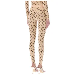 Marine Serre Bukser*Moon Leggings Beige