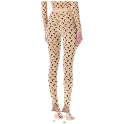 Marine Serre Bukser*Moon Leggings Beige
