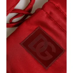 Dolce & Gabbana Handsker*Motorcykel Biker Vantehandsker Rød