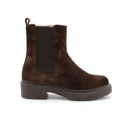 Unisa Chelsea Boots*Mørkee Ruskind Chelsea Støvler Brun