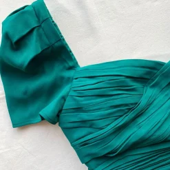 Self Portrait Kjoler*Mørke Iris Midi Kjole Grøn