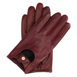 Kazar Handsker*Mørkerøde læderhandsker med touch screen-funktion Brun