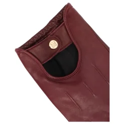 Kazar Handsker*Mørkerøde læderhandsker med touch screen-funktion Brun