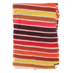 Faliero Sarti Tørklæder*Cashmere Blandet Frynset Tørklæde Multifarvet