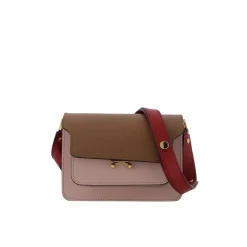 Marni Skuldertasker*Læder Mini Trunk Skuldertaske Multifarvet