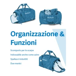 Satch Rejsetasker*Sportstaske Multifarvet