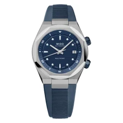 MIDO Ure*Multifort 8 Two Crowns Blå