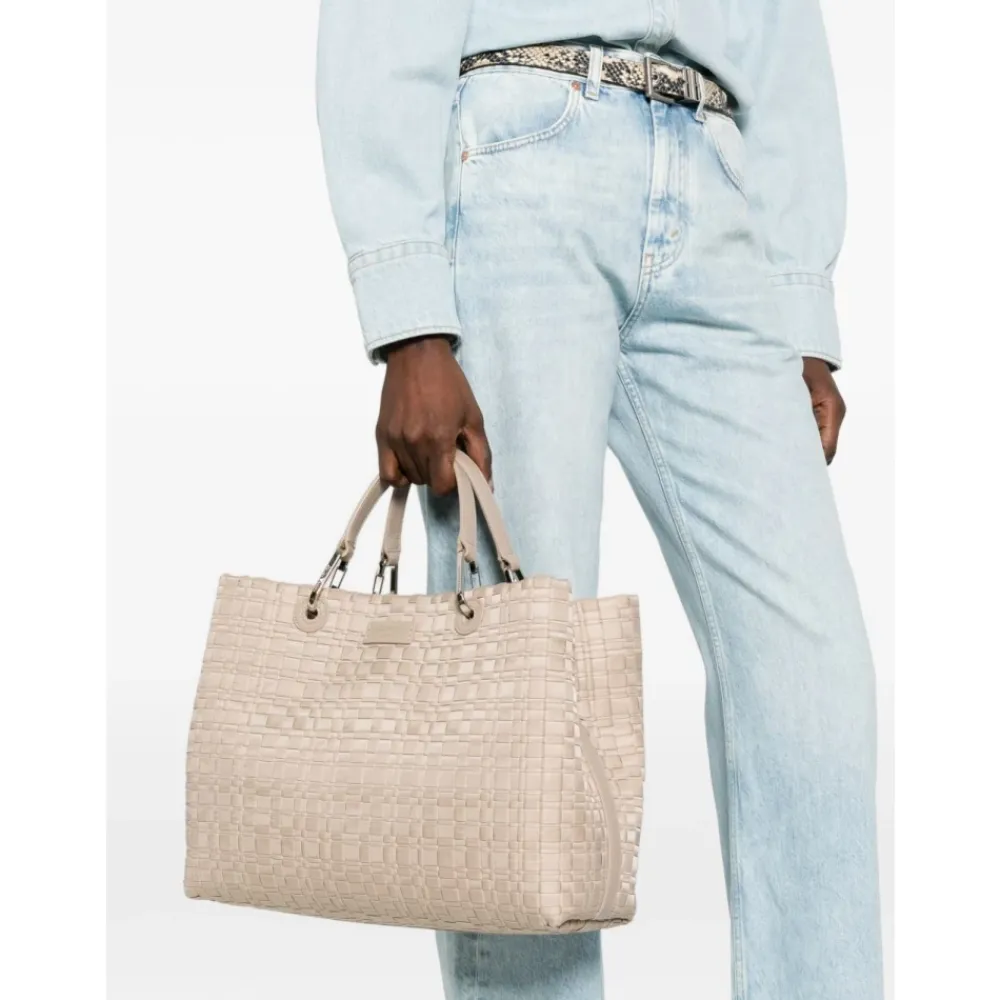 Emporio Armani Indkøbstasker*MyEA Medium Shopping Bag Beige