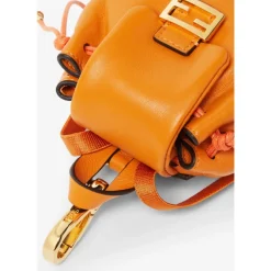 Fendi Tilbehør Til Tasker*Nano Backpack Charm Orange
