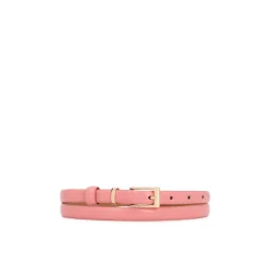 Kazar Bælter*Narrow Leather Belt Pink