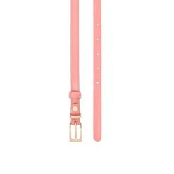 Kazar Bælter*Narrow Leather Belt Pink