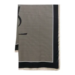 Saint Laurent Tørklæder*Navy/Ivory Pareo 4178 Multifarvet