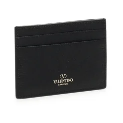 Valentino Garavani Punge & Kortholder*Nitter Læder Kortholder Pung Sort