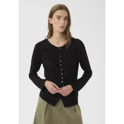 Karen by Simonsen Striktrøjer & Sweatere*NoraKB Cardigan Sort