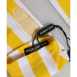 Dolce & Gabbana Handsker*Nylon Fingerløse Handsker i Håndledslængde Gul