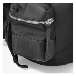 Premiata Rygsække*Nylon Gabardine Rygsæk med Læderdetaljer Sort