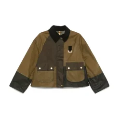 Barbour Jakker*Olivengrøn Corduroy Krave Jakke Brun